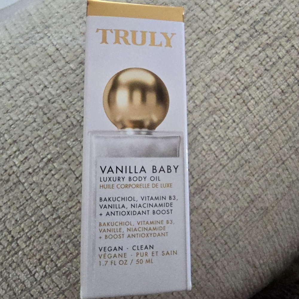 TRULY Vanilla Baby Luxury Body Oil NEW